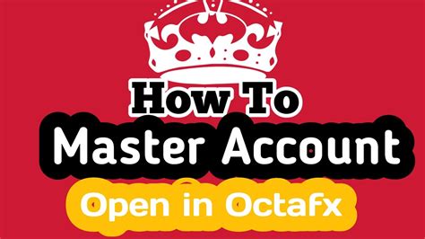 How To Open Master Account In Octafx Broker By Faiq Forex Urdu And