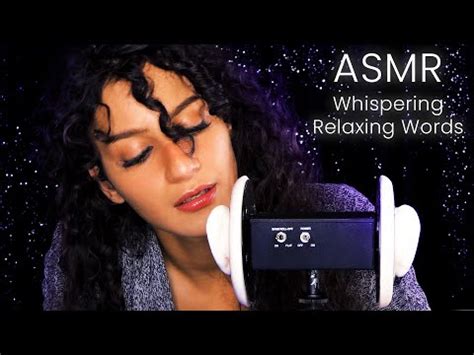 ASMR Whispering Relaxing Words Using 3Dio For Intense Tingles