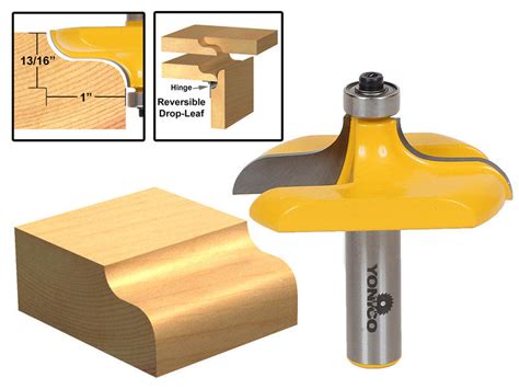 Traditional Table Edge Router Bit 12 Shank Yonico 13145 Yonico
