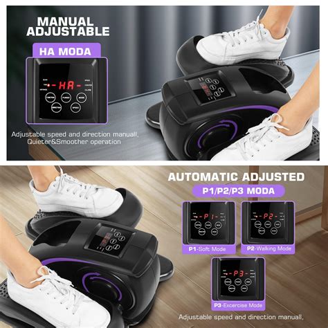 Snapklik.com : Under Desk Elliptical Machine, Electric Seated Pedal