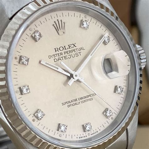 Rolex Datejust Quadrante Con Brillanti 16234