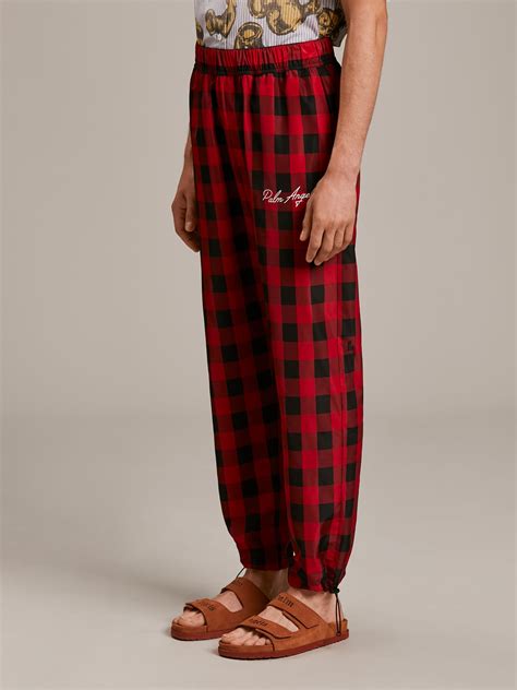 Buffalo Check Pants Palm Angels® Official