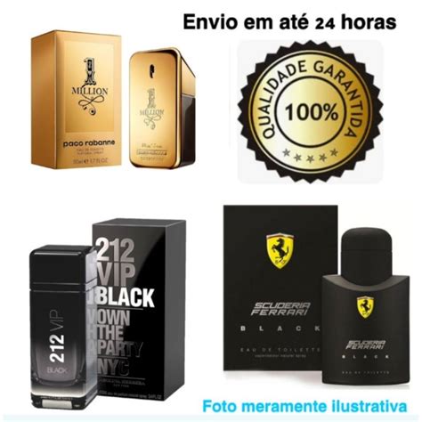 Kit Perfumes Masculinos De Ml Importados A Base De Leo Faz A Boa