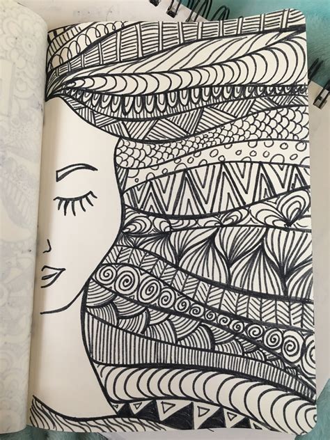 Dibujo De Mujer Zentangle Para Colorear Dibujos Para Colorear Imprimir 52430 The Best Porn Website