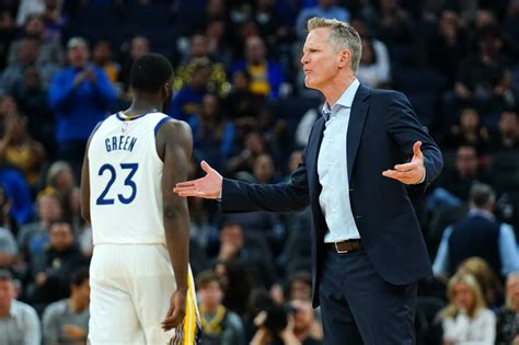 Steve Kerr Takes A Friendly Fire Shot At Draymond Green After Latest Warriors Loss He Crossed