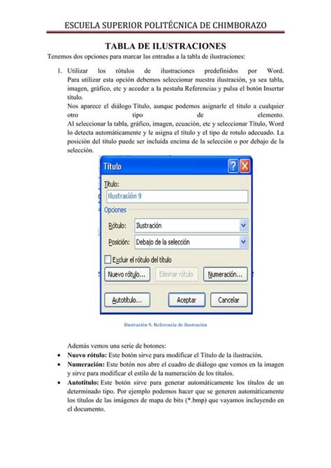 manejo de estilos índices tablas de contenido e ilustraciones PDF