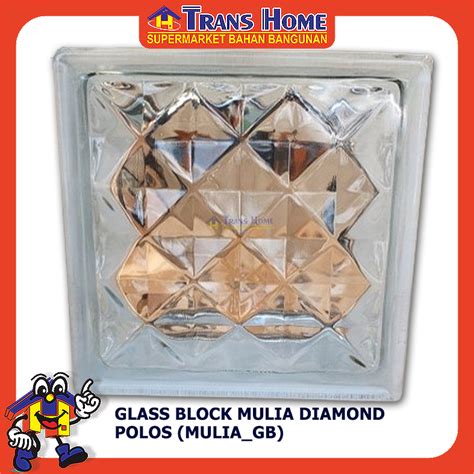 Jual Glass Block Mulia Diamond Polos Mulia Gb Shopee Indonesia