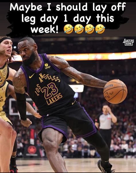 Nba Lebron James秀超粗大腿照：我應該翹一天練腿日 籃球筆記