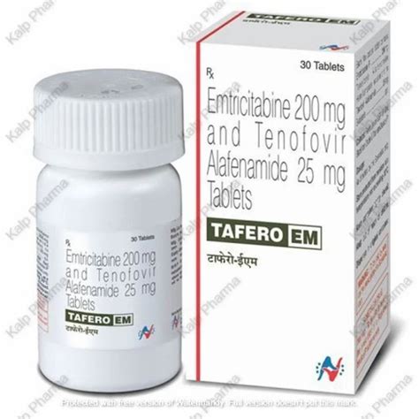 Tafero EM Emtricitabine 200 Mg And Tenofovir Alafenamide 25 Mg