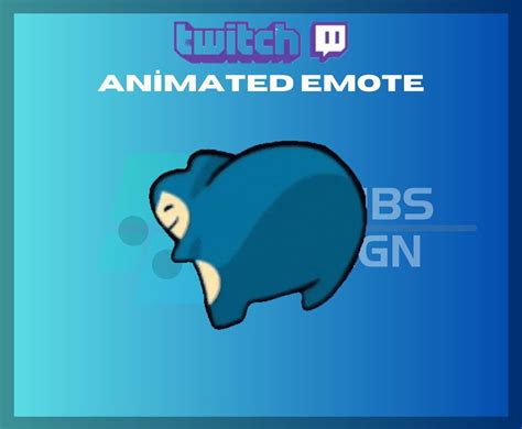 Animated Twitch Emote Twerking SNORLAX Community Cute Emote For