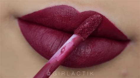 Girlactik S Matte Lip Paint In Seductive Youtube