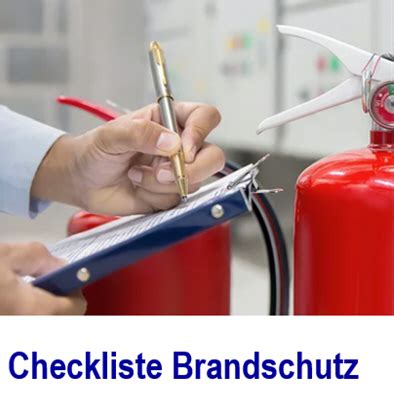 Muster Checklisten Brandschutz Im Betrieb