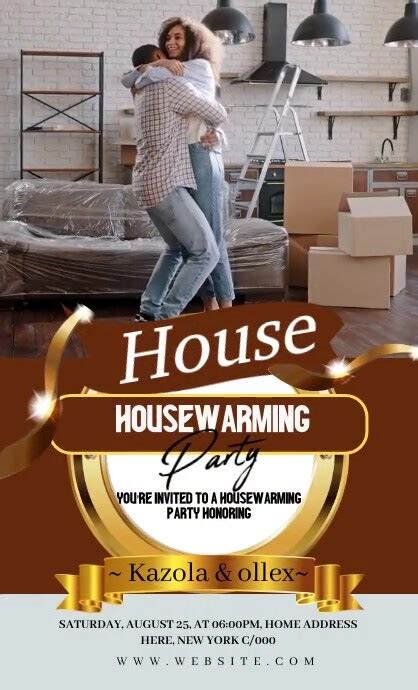 Housewarming Party Invitation Template Design Postermywall