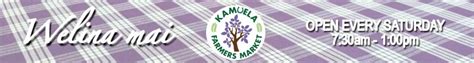 Kamuela Farmers Market – Open every Saturday from 7:30 a.m. to 1 p.m.