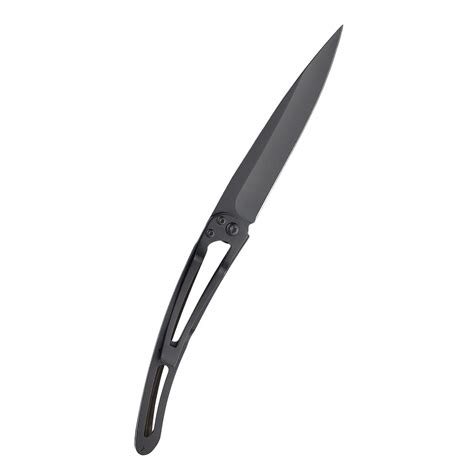 Deejo Serrated Black G Carbon Fibre Deejo