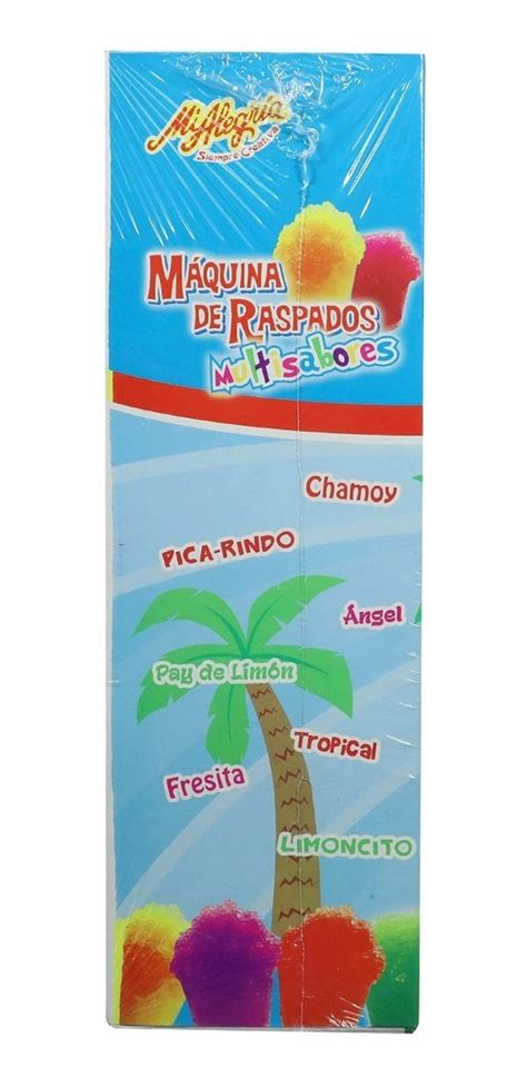 Maquina De Raspados Multisabor Con Hielo Juguete Mi Alegria Env O Gratis