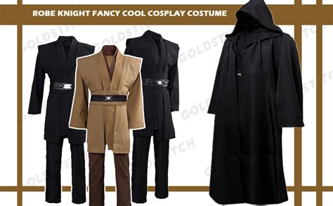 Goldstitch Men Tunic Robe Knight Fancy Cool Cosplay Costume