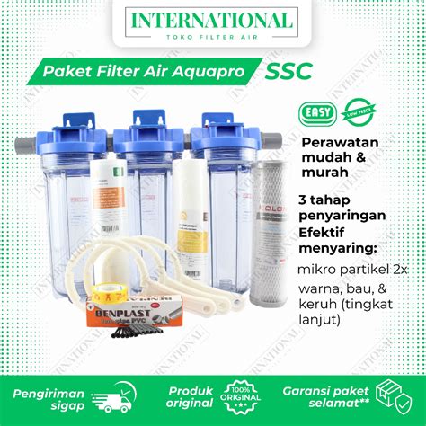 Jual Paket Housing Filter Air Karbon Aktif Tahap Inch Filter Air