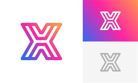 Premium Vector X Logo Design Vector