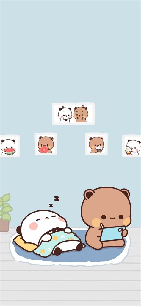 Pin By Zully On Bubu And Dudu In Cute Panda Wallpaper