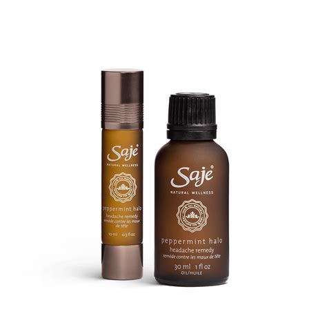 Peppermint Halo Headache Remedy Duo Saje Natural Wellness