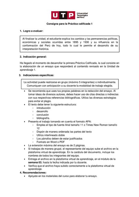 Rubrica Indicaciones Del Docente Al Finalizar La Unidad El