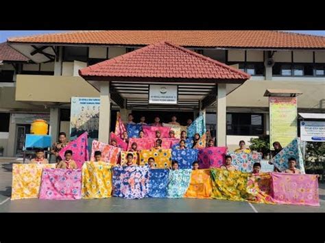 Pembuatan Batik Jumputan Siswa SD Kemala Bhayangkari 10 Porong YouTube