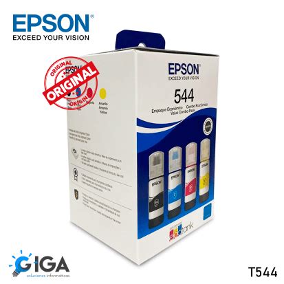 TINTA ORIGINAL EPSON T544520 4P KIT 4 COLORES GIGA Soluciones