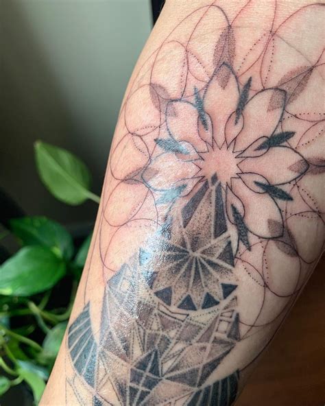 Sacred Geometry Tattoo Masha Afonina