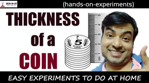 HOW TO MEASURE THE THICKNESS OF A COIN – GENIUS EDUCATION HUB