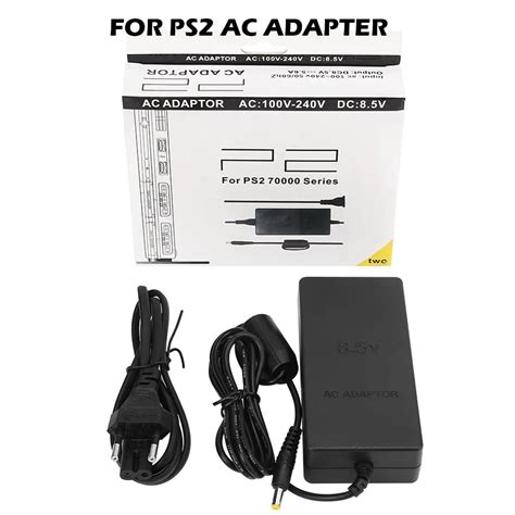 NEW EU US PLUG 100 240V 50 60Hz AC Power Adapter For Playstation 2 DC 8