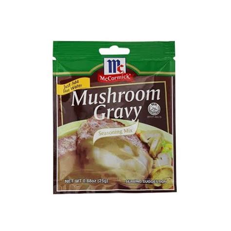 Mccormick Mushroom Gravy Mix 25g