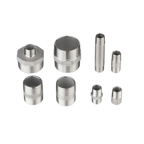 Stainless Steel Pipe Fittings 2 Npt Bspt Hexagon Threaded Nipple Wenzhou Wenzhe Valve