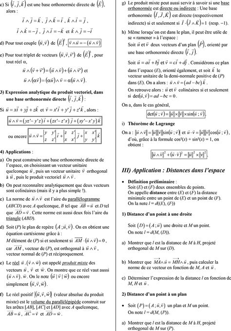 Produit Vectoriel De Deux Vecteurs Colinéaires