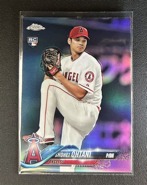 Topps Chrome Shohei Ohtani Angels Rc Refractor