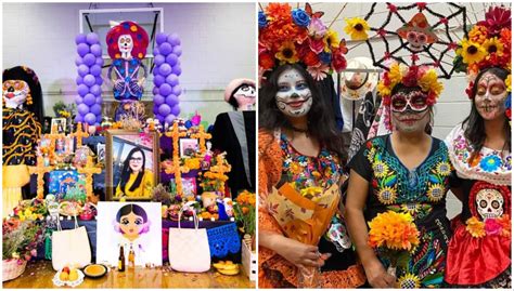 Fiesta Del D A De Muertos En Salt Lake City Con Un Gran Altar Y