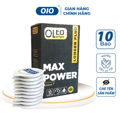 Bao cao su OLEO LAMPO Max Power hương dâu gân gai nhiều gel tăng cường