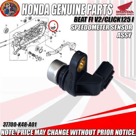 Beat Fi V Click I Speedometer Sensor Assy Hpi Genuine K