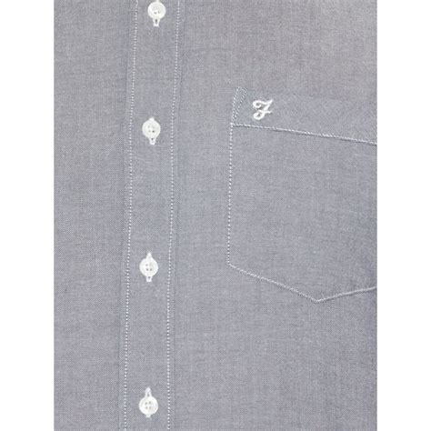 Farah Mens Short Sleeve Regular Fit Oxford Shirt The Drayton Navy