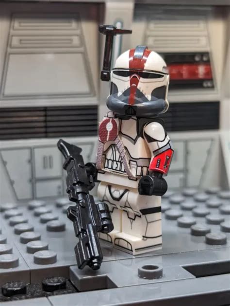 Lego Star Wars Custom Printed Minifig St Recon Clone Captain Rhin Eur