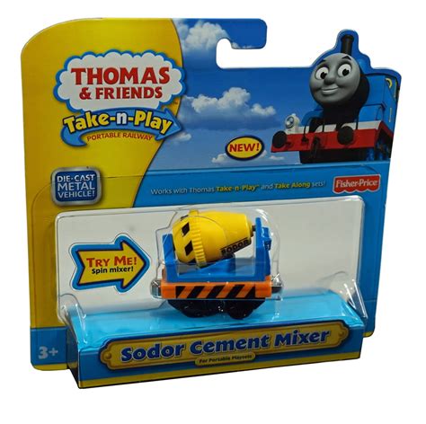 Thomas & Friends Take-n-Play Sodor Cement Mixer - Works with Thomas ...