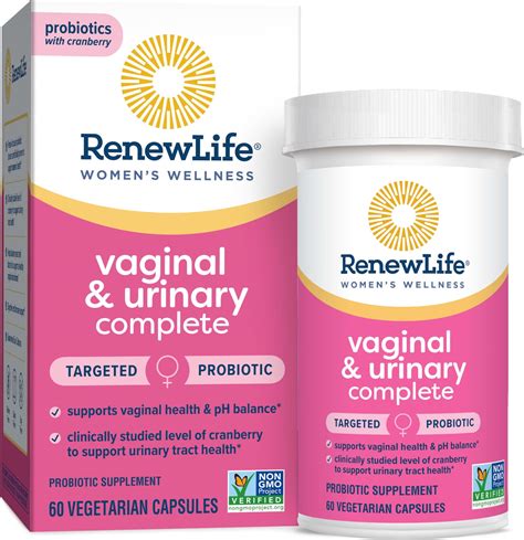 Renew Life Womens Wellness Vaginal And Urinary Probiotic