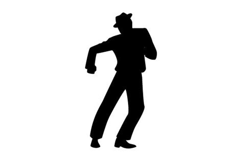 Man Tap Dancing Silhouette SVG Schnittdatei Von Creative Fabrica