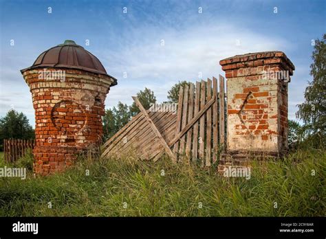 Vereteya village, Breitovsky district, Yaroslavl region, Russia, July ...