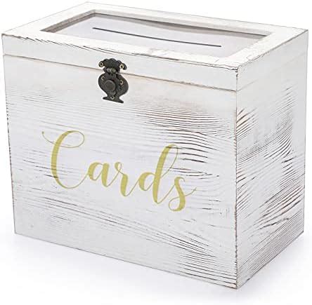 Sumnacon Acryl Hochzeit Kartenbox Geschenkkarten Box Mit Schloss F R