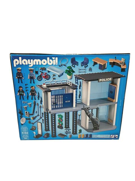 Playmobil City Action Police Station New Discontinued Lights