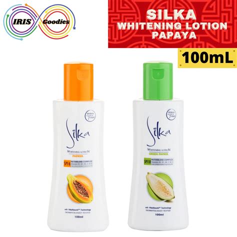 Silka Whitening Lotion Papaya 100ml Shopee Thailand