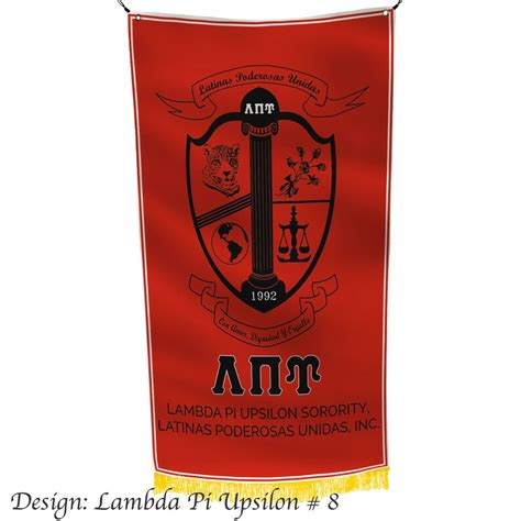 Lambda Pi Upsilon Sorority Officially Licensed Flag Banner Etsy