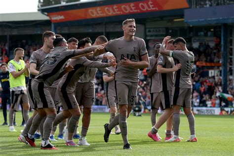 M Tottenham Player Hailed By Teammates After Luton Town Win