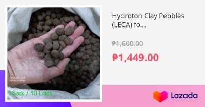 Hydroton Clay Pebbles LECA For Hydroponics Aquaponics And Orchids